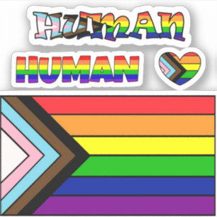  LGBTQIA+ Flag Pride and Support  Sticker
