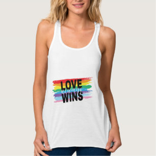LGBTQIA Love Always Wins Rainbow Pride Cool Singlet