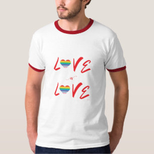 LGBTQIA Love Always Wins Rainbow Pride T-Shirt 