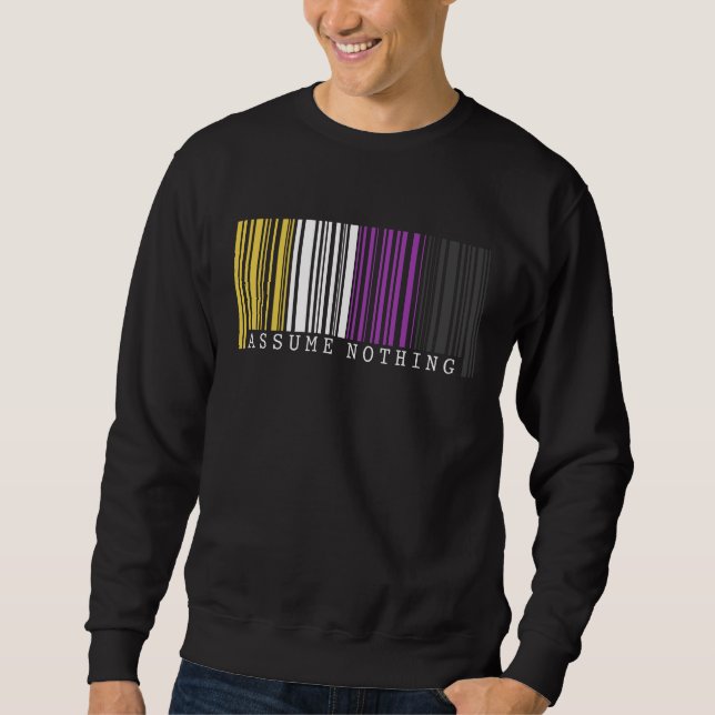 LGBTQIA Pride Lesbian Gay Bisexual Queer Asexual Sweatshirt (Front)