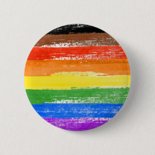 LGBTQIA+ Pride Paint 6 Cm Round Badge