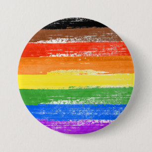 LGBTQIA+ Pride Paint 7.5 Cm Round Badge