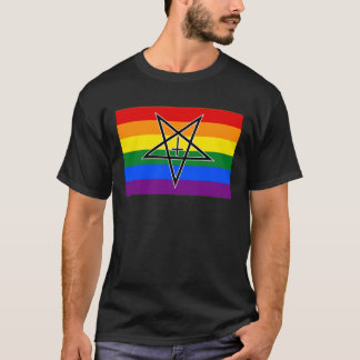 LGBTQIA+ Pride Pentagram T-Shirt