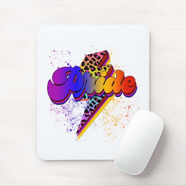 LGBTQIA+ Pride Support Awareness Mouse Pad (With Mouse)
