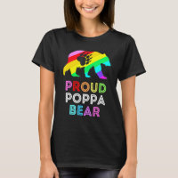Lgbtqia Proud Poppa Bear Rainbow Gay Pride Men Wom