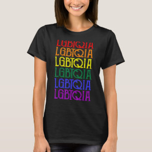 LGBTQIA rainbow lesbian gay bisexual trans pride T-Shirt