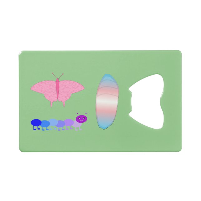 LGBTQIA Transgender Pride Caterpillar to Butterfly (Front (Horizontal))