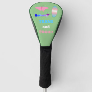 LGBTQIA Transgender Pride Caterpillar to Butterfly Golf Head Cover
