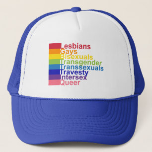 LGBTTTIQ TRUCKER HAT