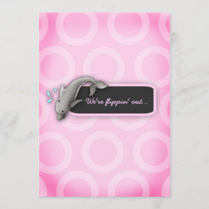 LGC   Flippin' Out Triplets Baby Shower Invitation