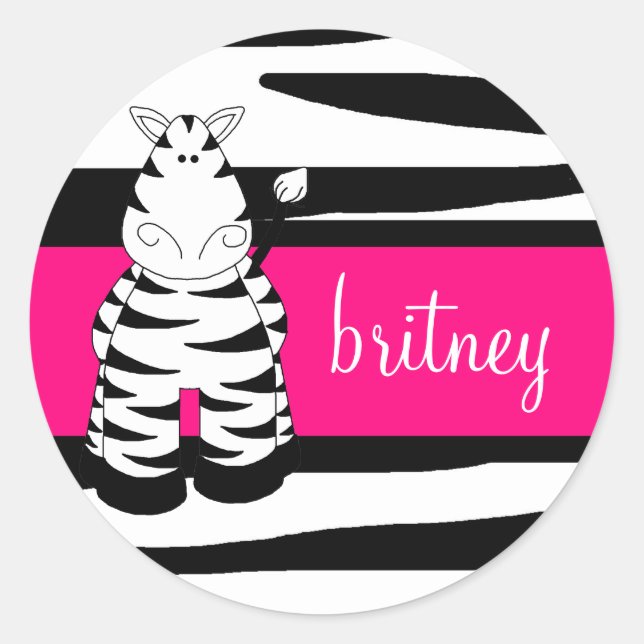 LGC | One Hot Momma Zebra Sticker (Front)