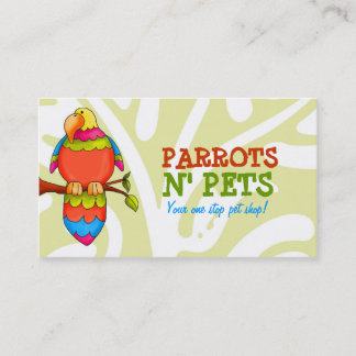 LGC | Parrots N' Pets Business Card