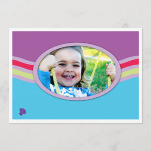 LGC The Merry Mermaid Blue Invitation