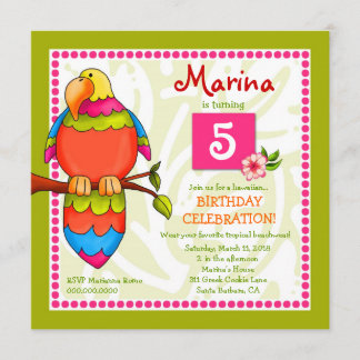 LGC | Tropical Parrot-dise Invitation