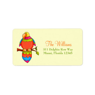 LGC Tropical Parrot Label