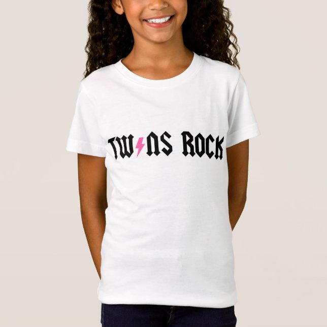 LGC Twins Rock Girls Tee (Front)