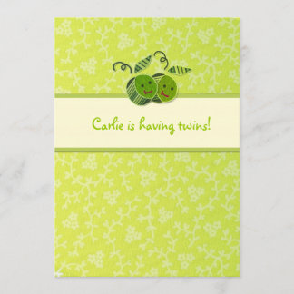LGC | Two Peas in a Pod Baby Shower Invitation