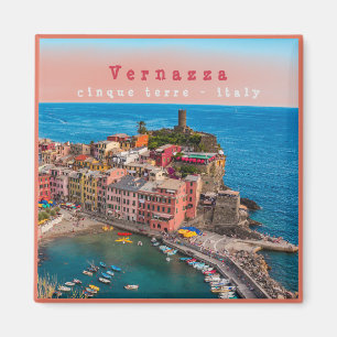 LGR002 VERNAZZA - Cinque Terre - Italy - Fridge Magnet