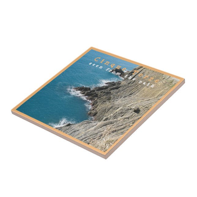 LGR013 CINQUE TERRE - Aerial View - Italy -  Tile (Side)