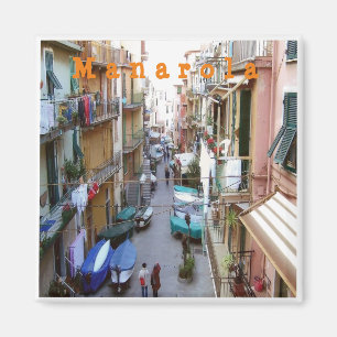 LGR015 MANAROLA - Old Town - Cinque Terre - Fridge Magnet