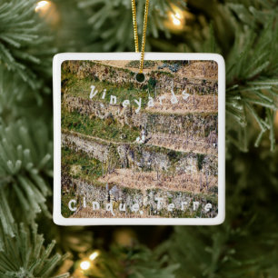 LGR027 - CINQUE TERRE - VINEYARD - Italy, Ceramic Ornament