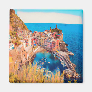 LGR036 VERNAZZA - Cinque Terre - Italy - Fridge Magnet