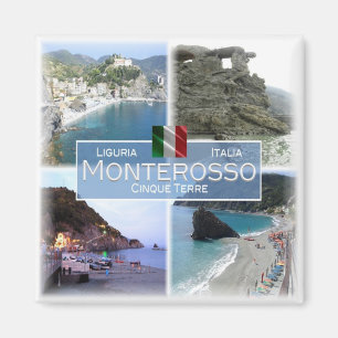 LGR058 MONTEROSSO - Mosaic - Italy - Fridge Magnet