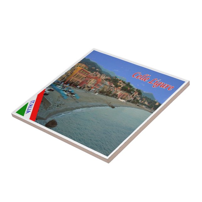 LGR093 CELLE LIGURE, Liguria, Italy, Tile (Side)