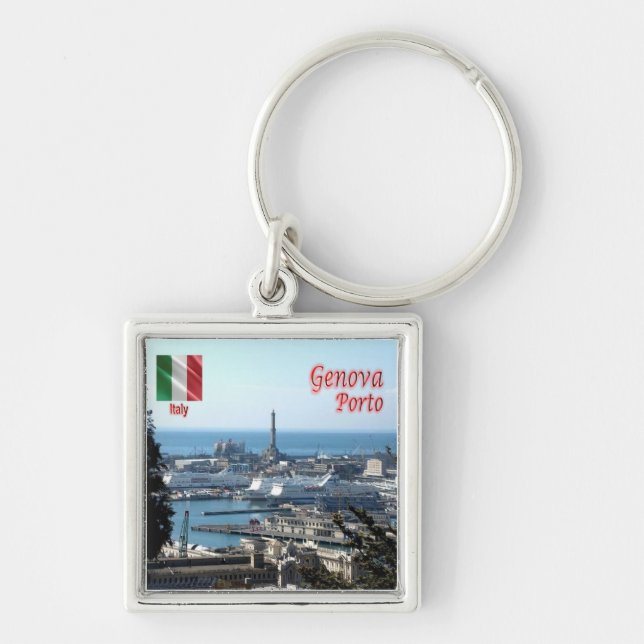 LGR150 GENOA PORT, Liguria, Italy, Key Ring (Front)