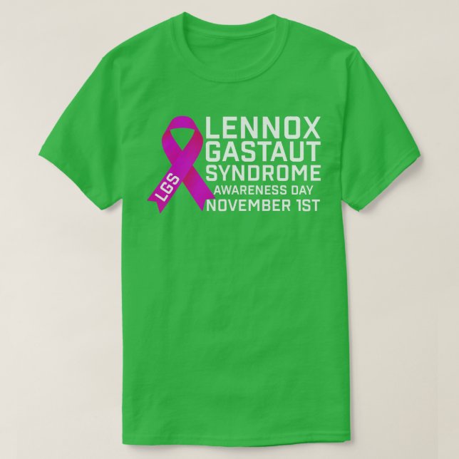 LGS Awareness Day Lennox Gastaut Syndrome Awarenes T-Shirt (Design Front)
