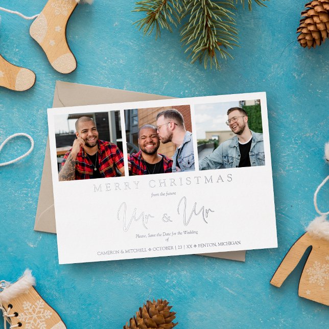 LGTB Gay Whimsical MR & MR Christmas Wedding Photo (Creator Uploaded)