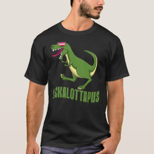 LGTBQ Dinosaur Lickalottapus Pun Humor for Pride L T-Shirt