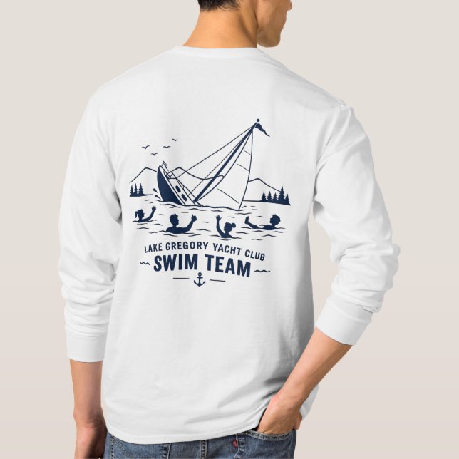LGYC Swim Team Long Sleeve T-Shirt (Back)