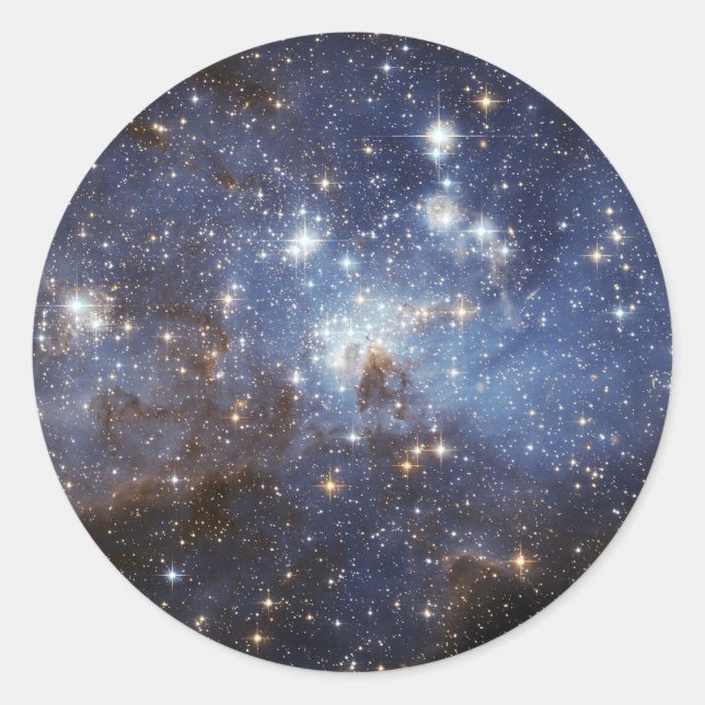 LH 95 Star forming region NASA Classic Round Sticker (Front)