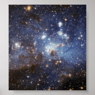 LH 95 stellar nursery space photography Poster