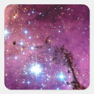 LHA 120-N11 Star Formation Hubble Space Photo Square Sticker