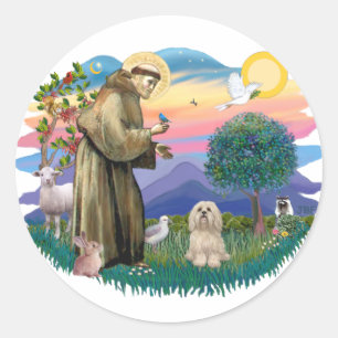 Lhasa Apso (#9) Classic Round Sticker