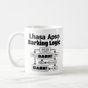 Lhasa Apso Barking Logic Coffee Mug