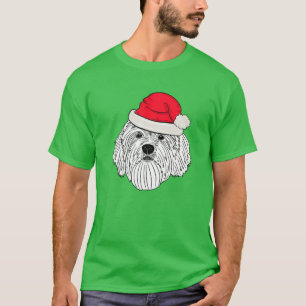 Lhasa Apso Christmas Funny Birthday Dog Lover Gift T-Shirt