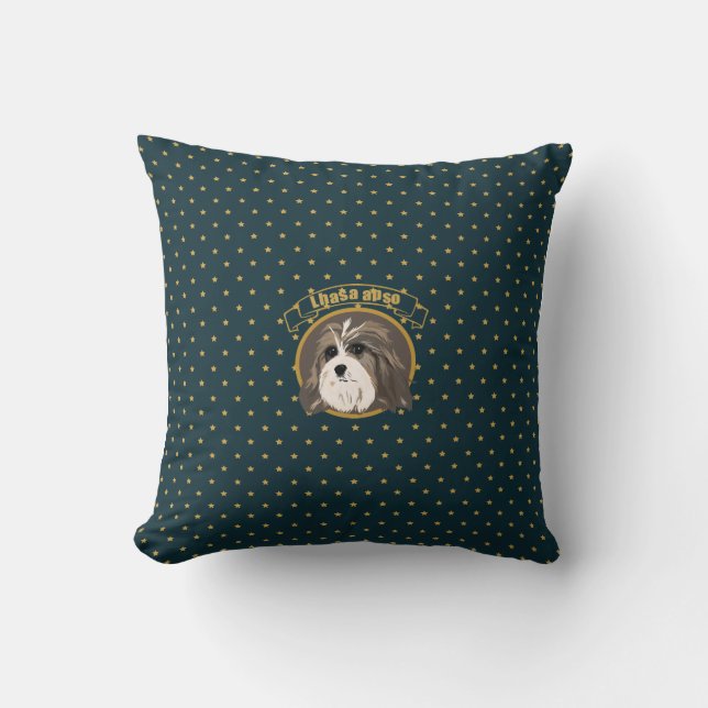 Lhasa Apso Cushion (Front)