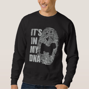 Lhasa Apso DNA Dog Mom Dad Dog Sweatshirt