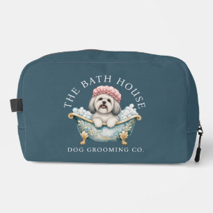 Lhasa Apso Dog Grooming Kit Tool Bag   Teal