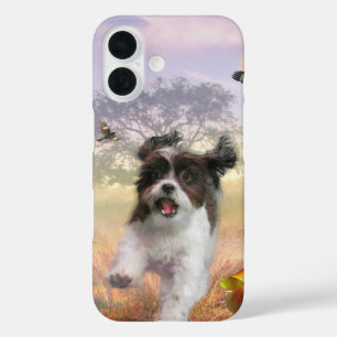 Lhasa Apso Dog High Tail Home iPhone 16 Case