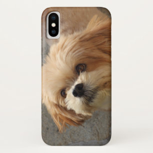 Lhasa Apso dog in a garden Case-Mate iPhone Case