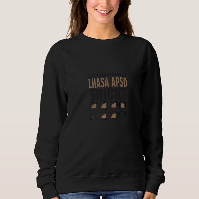 Lhasa Apso  Dog Owners K9 Puppy Sweatshirt (Front)