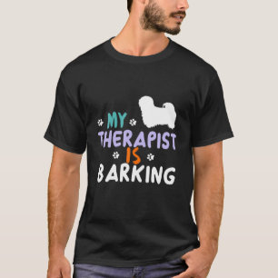 Lhasa Apso Funny Dog Lover Owner Christmas Birthda T-Shirt