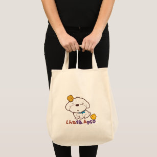 Lhasa Apso is bubu and guagua is little chicken Tote Bag