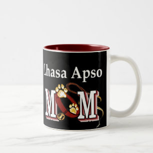 Lhasa Apso Mum Gifts Two-Tone Coffee Mug