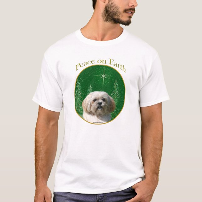 Lhasa Apso Peace T-Shirt (Front)