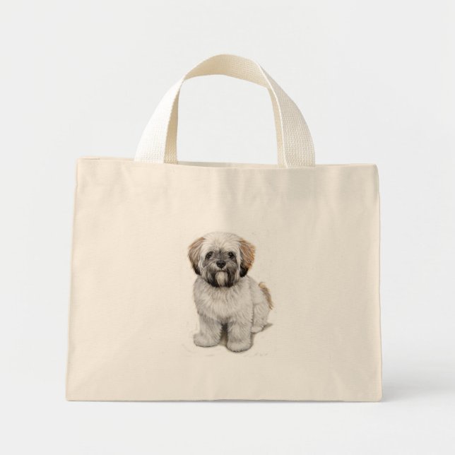 Lhasa apso Puppy bag (Front)
